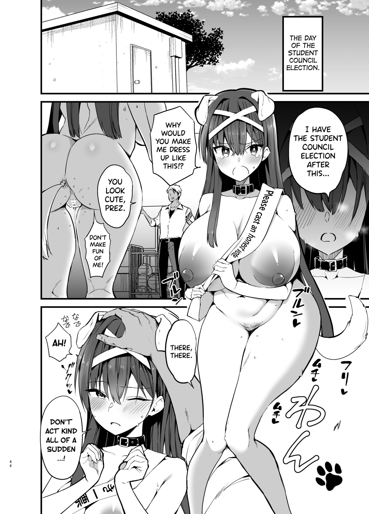 Hentai Manga Comic-The Fall of the Morals Committee President-Read-43